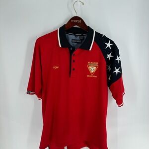 Rock Point MT. Rainier‎ Tom Fleet Reserve Assn. Branch 104 Polo Shirt Red Size L